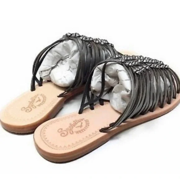 Seychelles Silver Metallic NWOT Sandals - Picture 3 of 5